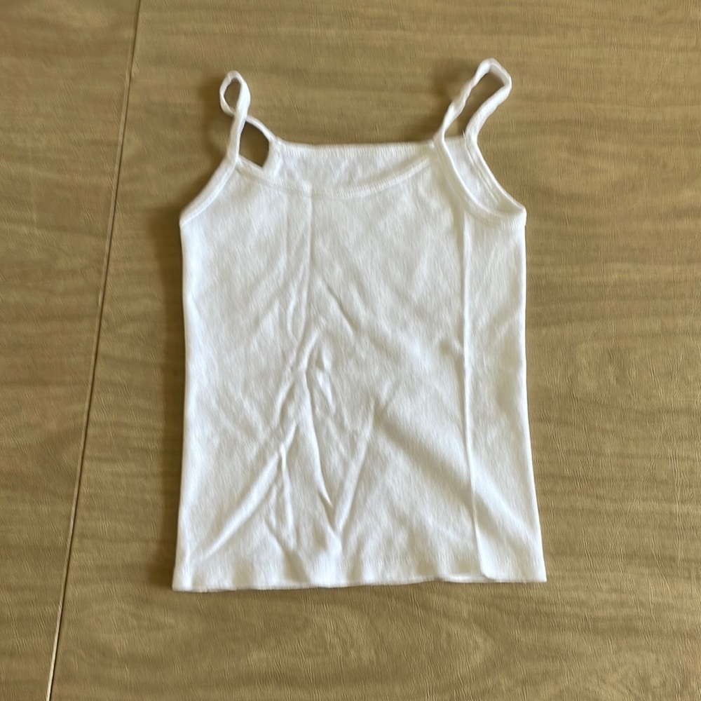 Kids White Tank Top
